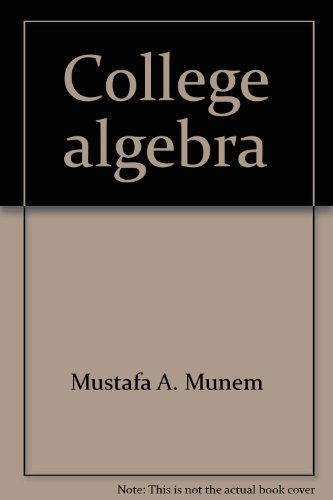 Beispielbild fr College algebra zum Verkauf von Hastings of Coral Springs