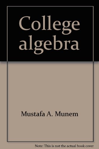 Stock image for College algebra for sale by HPB-Red