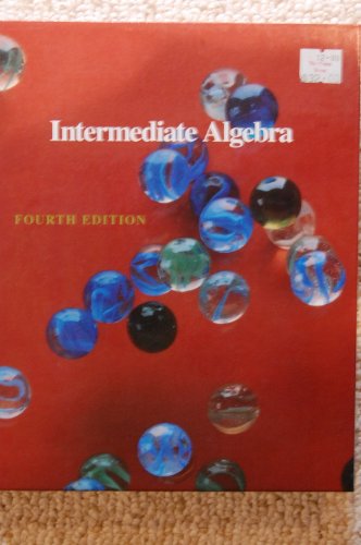 Stock image for Intermediate Algebra for sale by Top Notch Books