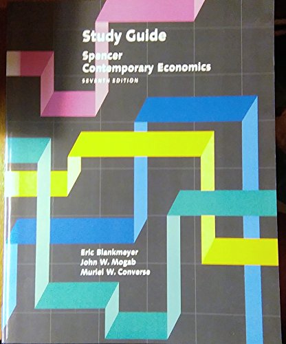 Imagen de archivo de Study Guide T/A Cont. Eco 7/E: Subj a la venta por HPB-Red