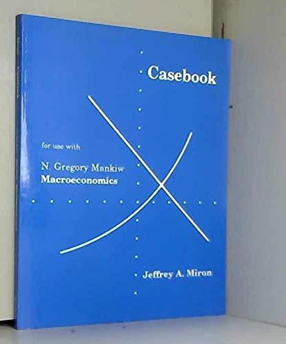 Imagen de archivo de Macroeconomics : Casebook a la venta por Better World Books
