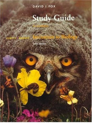 Study Guide to Accompany Invitation to Biology (9780879016852) by Curtis, Helena; Barnes, N. Sue