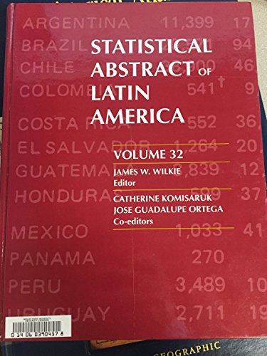 Stock image for Statistical Abstract of Latin America for sale by Phatpocket Limited