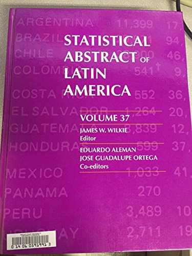 Beispielbild fr Statistical Abstract of Latin America zum Verkauf von Better World Books