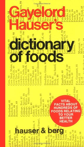 9780879040086: Dictionary of Foods