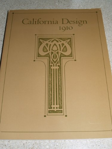 Imagen de archivo de California Design 1910 a la venta por Wonder Book