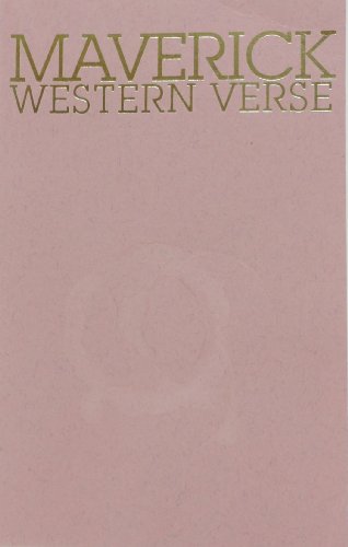 Stock image for Maverick Western Verse for sale by Persephone's Books