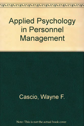 9780879090388: Applied Psychology in Personnel Management