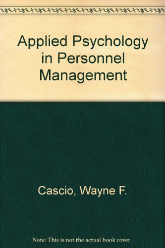 9780879090388: Applied psychology in personnel management