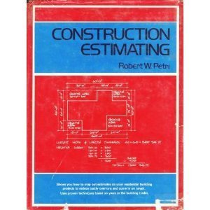 Stock image for Construction Estimating: Residential Material Take-Off : Concrete, Framing Lumber, Finish Material, Hardware for sale by Hafa Adai Books