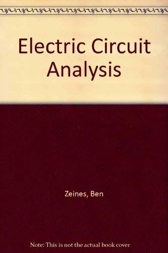 Stock image for Electric circuit analysis for sale by HPB-Red