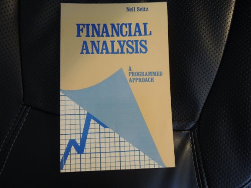 Beispielbild fr Financial analysis: A programmed approach zum Verkauf von Wonder Book