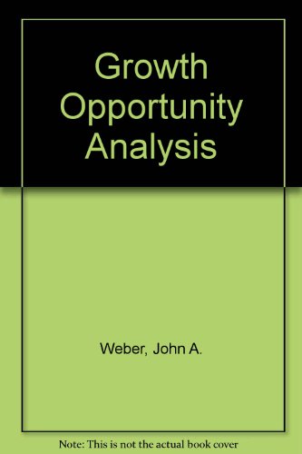 Beispielbild fr Growth Opportunity Analysis zum Verkauf von Better World Books