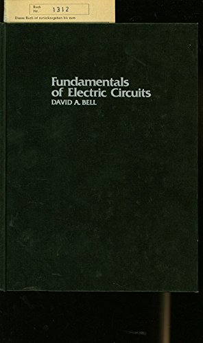Beispielbild fr Fundamentals of electric circuits zum Verkauf von Wonder Book