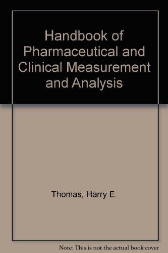 Stock image for Handbook of pharmaceutical and clinical measurement and analysis for sale by dsmbooks