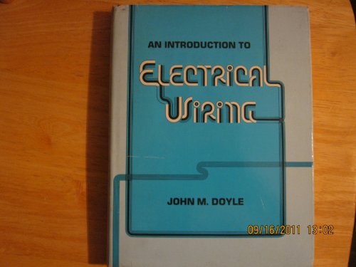 Beispielbild fr An introduction to electrical wiring zum Verkauf von Wonder Book