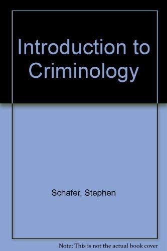 Stock image for Introduction to criminology for sale by Your Online Bookstore