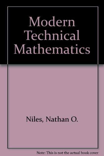 Imagen de archivo de Modern technical mathematics a la venta por HPB-Red