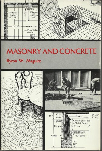 Beispielbild fr Masonry and Concrete zum Verkauf von Wonder Book