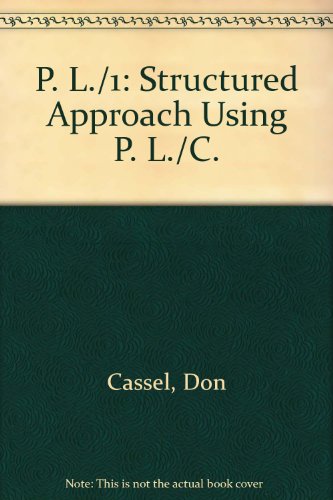 Stock image for PL 1: A structured approach for sale by HPB-Red