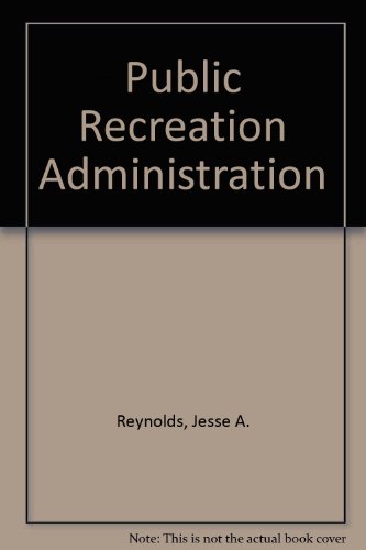 Stock image for Public Recreation Administration for sale by The Curiosity Book Shop