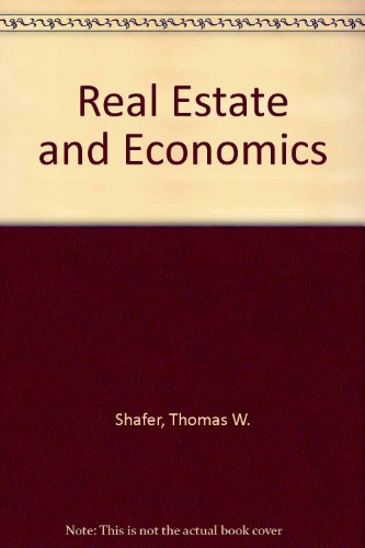 Beispielbild fr Real Estate and Economics zum Verkauf von Better World Books