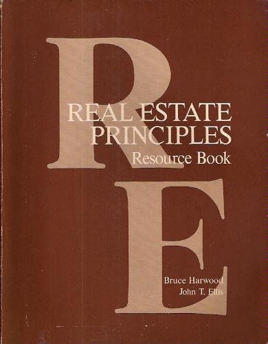 Beispielbild fr Real Estate Principles Resource Book zum Verkauf von OddReads