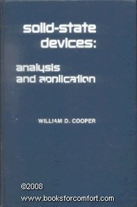 Beispielbild fr Solid-State Devices : Analysis and Application zum Verkauf von Better World Books