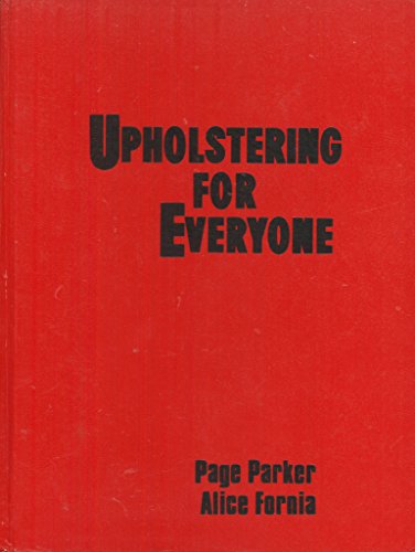 Stock image for Upholstering for Everyone for sale by Pomfret Street Books
