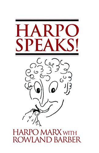 Stock image for Harpo Speaks! for sale by Cathy's Half Price Books