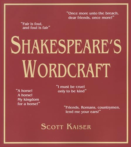 Stock image for Shakespeare's Wordcraft for sale by Better World Books: West
