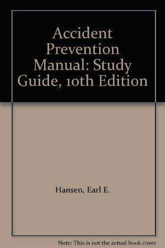 Imagen de archivo de Accident Prevention Manual: Study Guide, 10th Edition a la venta por Wonder Book