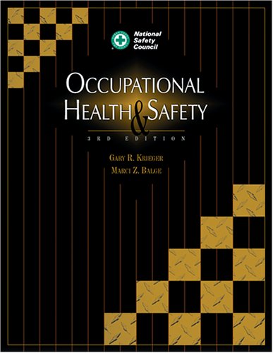 Stock image for Occupational Health Safety, Third Edition for sale by Front Cover Books