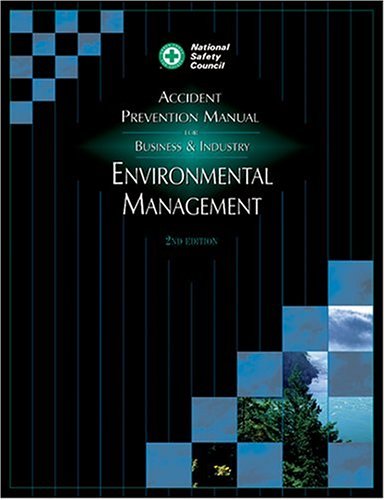 Imagen de archivo de Accident Prevention Manual for Business & Industry: Environmental Management a la venta por HPB-Red