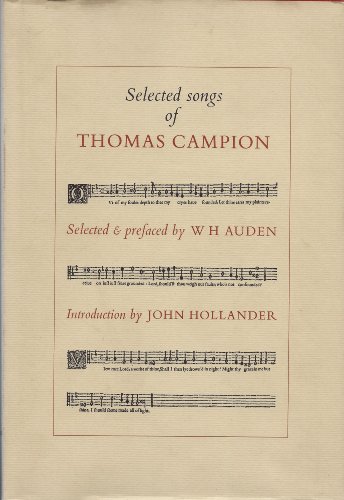 Imagen de archivo de Selected Songs of Thomas Campion a la venta por Magus Books Seattle