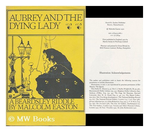 Stock image for Aubrey and the dying lady: A Beardsley riddle for sale by ThriftBooks-Atlanta