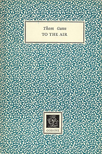 Imagen de archivo de To the Air (First Godine Poetry Chapbook Series) a la venta por Books From California