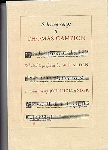 9780879230913: The Selected Songs of Thomas Campion