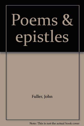 Stock image for Poems & Epistles for sale by The Second Reader Bookshop