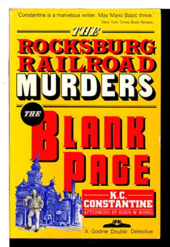 Beispielbild fr The Rocksburg Railroad Murders ; The Blank Page zum Verkauf von Better World Books