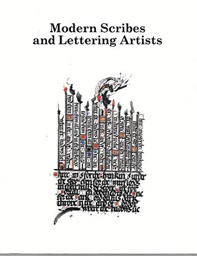 Beispielbild fr Modern Scribes and Lettering Artists zum Verkauf von Wonder Book