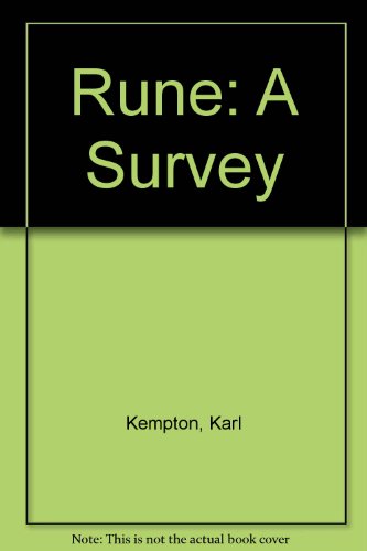 Stock image for Rune: A Survey for sale by Anthology Booksellers