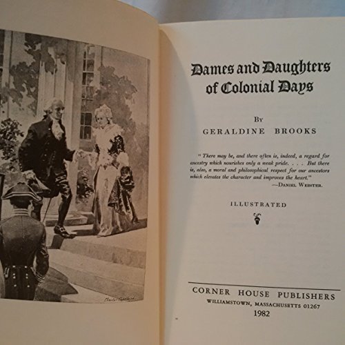 Stock image for Dames and Daughters of Colonial Days for sale by dsmbooks