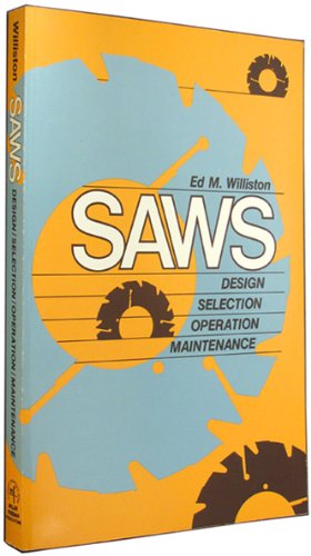 Stock image for Saws: Design, Selection, Operation, Maintenance for sale by Books of the Smoky Mountains