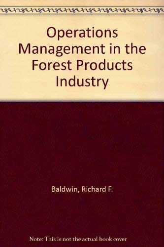 9780879301590: Operations Management: In the Forest Products Industry