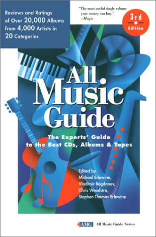 Beispielbild fr All Music Guide: The Experts' Guide to the Best CD's, Albums & Tapes (All Music Guide Series) zum Verkauf von Wonder Book