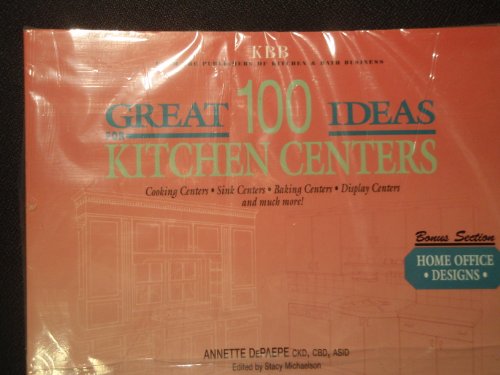 Imagen de archivo de Great 100 Ideas for Kitchen Centers a la venta por MVE Inc