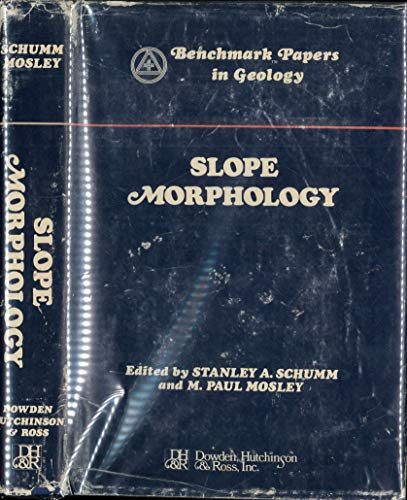 Imagen de archivo de Slope Morphology a la venta por Better World Books