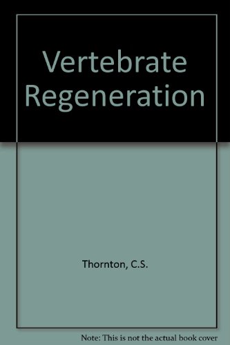 Beispielbild fr Vertebrate regeneration (Benchmark papers in biological concepts) zum Verkauf von K & L KICKIN'  BOOKS