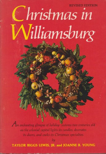 Stock image for Christmas in Williamsburg for sale by BookHolders